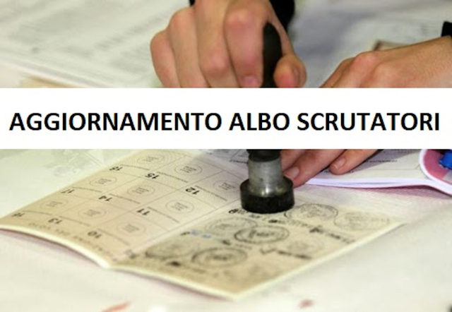 Avviso Scrutatori dei Seggi Elettorali