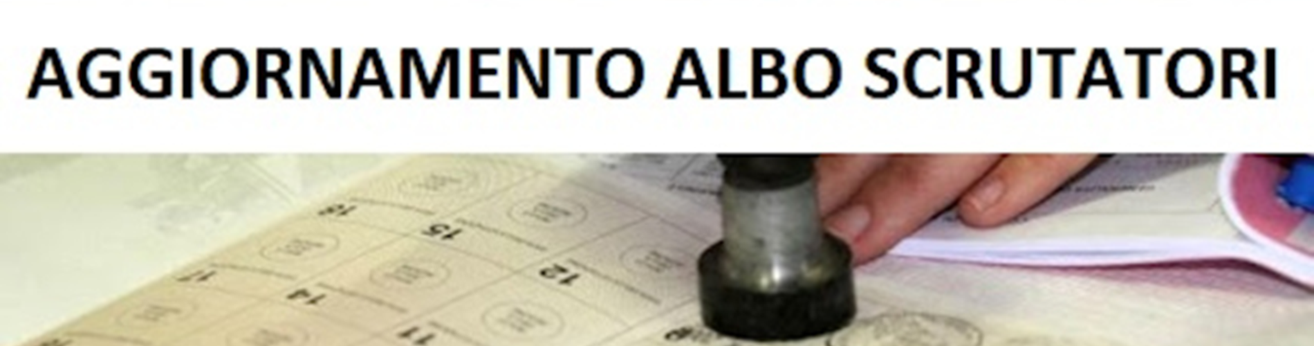 Avviso Scrutatori dei Seggi Elettorali